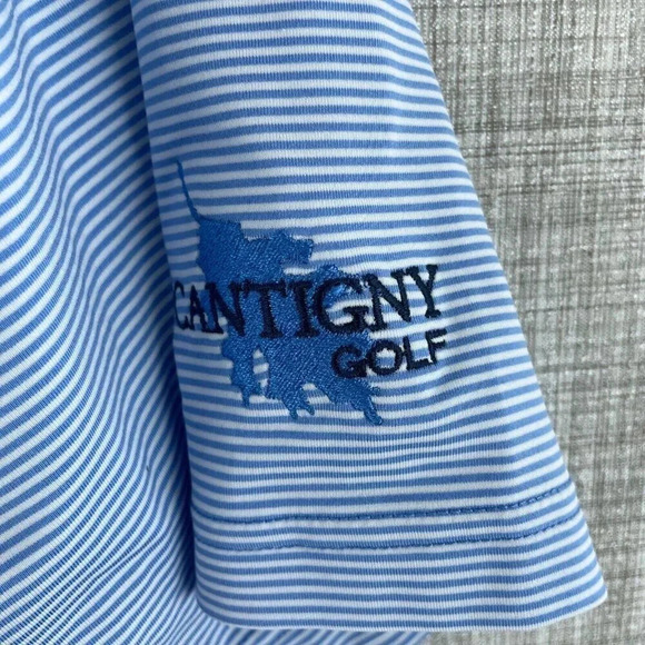 Foofjoy Golf Polo Shirt Mens XL Blue 1432 - Picture 3 of 9